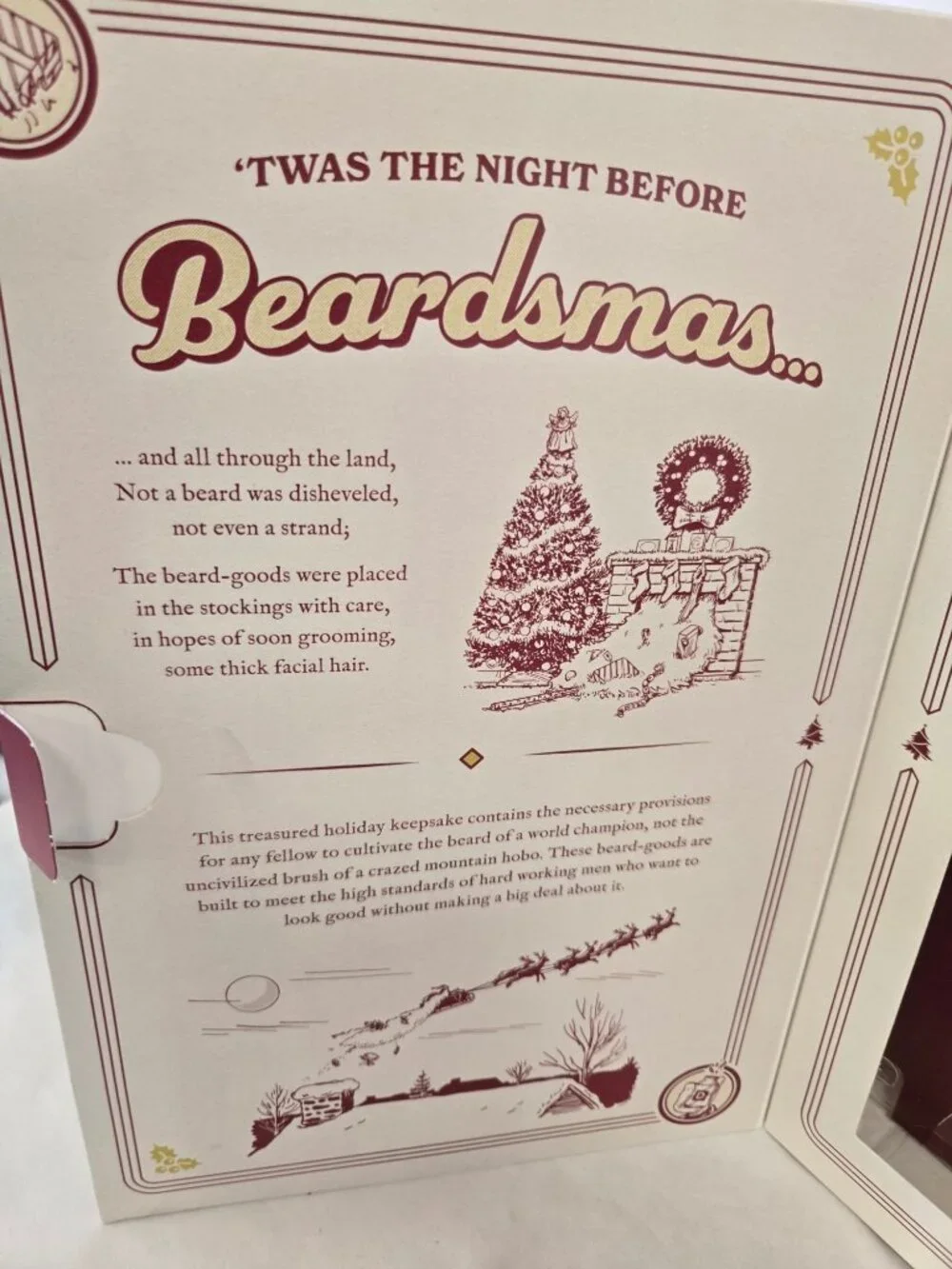 Duke Cannon The Beard That Stold Christmas Beard Care Kit Men's Self Care